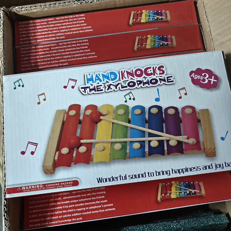 Baby Music Instrument Toy Wooden Xylophone Infant Musical Funny Toys For Boy Girls Educational Toys