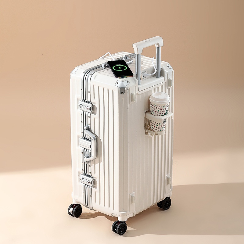 24 Aluminum Trolley Lage: Durable & Spacious Suitcase hot for Travelers