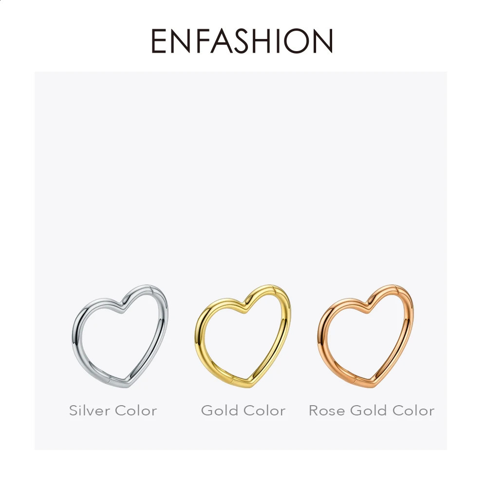ENFASHION Heart Cuff Bangles For Women Accessories Gold Color Brass Bracelets Fashion Jewelry Friends Gifts Pulseira BC2006 240923