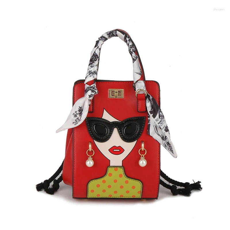 Free Shipping Shoulder Bags 2024 Hand For Women High Quality PU Bag Fashion Glasses Beauty Crossbody Cute Purses And Handbags Designer Bag Luxury Bag 
