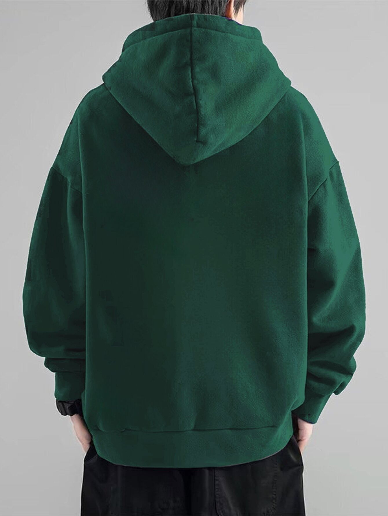 Men's Casual Hoodie with Twisted Teas Graphic - Polyester Knit Fabric, Loose Fit, Hooded Pullover, Slight Stretch, Alphabet Pattern - Sports & Le