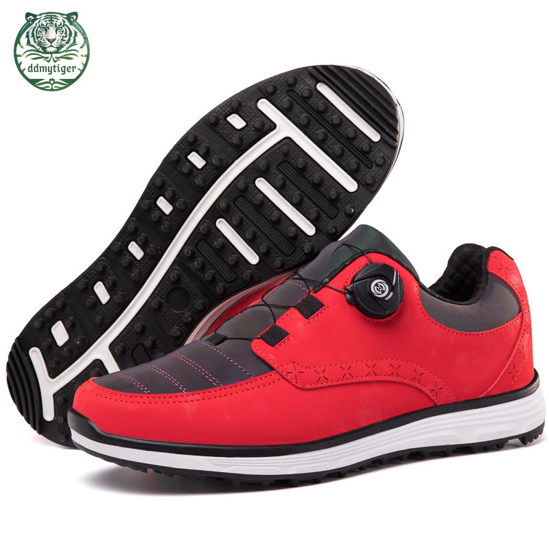 ddmytiger New plus size for couples, outdoor casual shoes, rotating button golf sports shoes A ddmythur