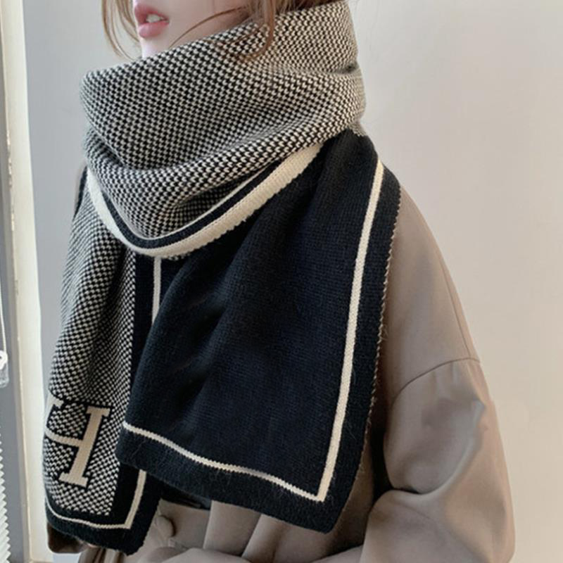 New Women Scarf Fashion Man Cashmere Scarves for Long Wraps Size200x50cm gift High quality classic Winter warm Scarves