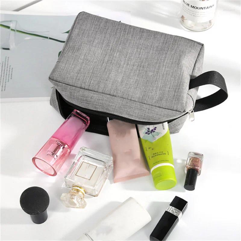Cosmetic Bags Travel Waterproof Oxford Toiletry Wash Storage Hand Bag Women Men Large Double Layer Shaving Case Portable Shower Makeup zhanyishengli