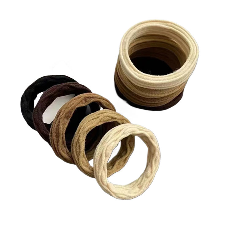 Hair Ties for Women Soft Blonde Hair Ponytail Holders Thick Pony Tails Hair Ties No Damage Seamless Hair Bands Elastic Holders for Heavy Hair