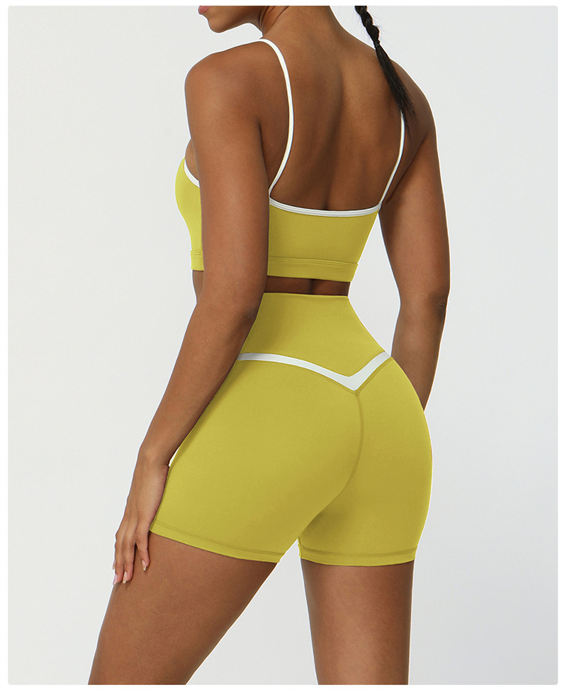 A2352 Yoga Set Women Two Pieces Sets bralette Gym Sports Tracksuits Bra Fitness Leggings Workout Sports Clothes