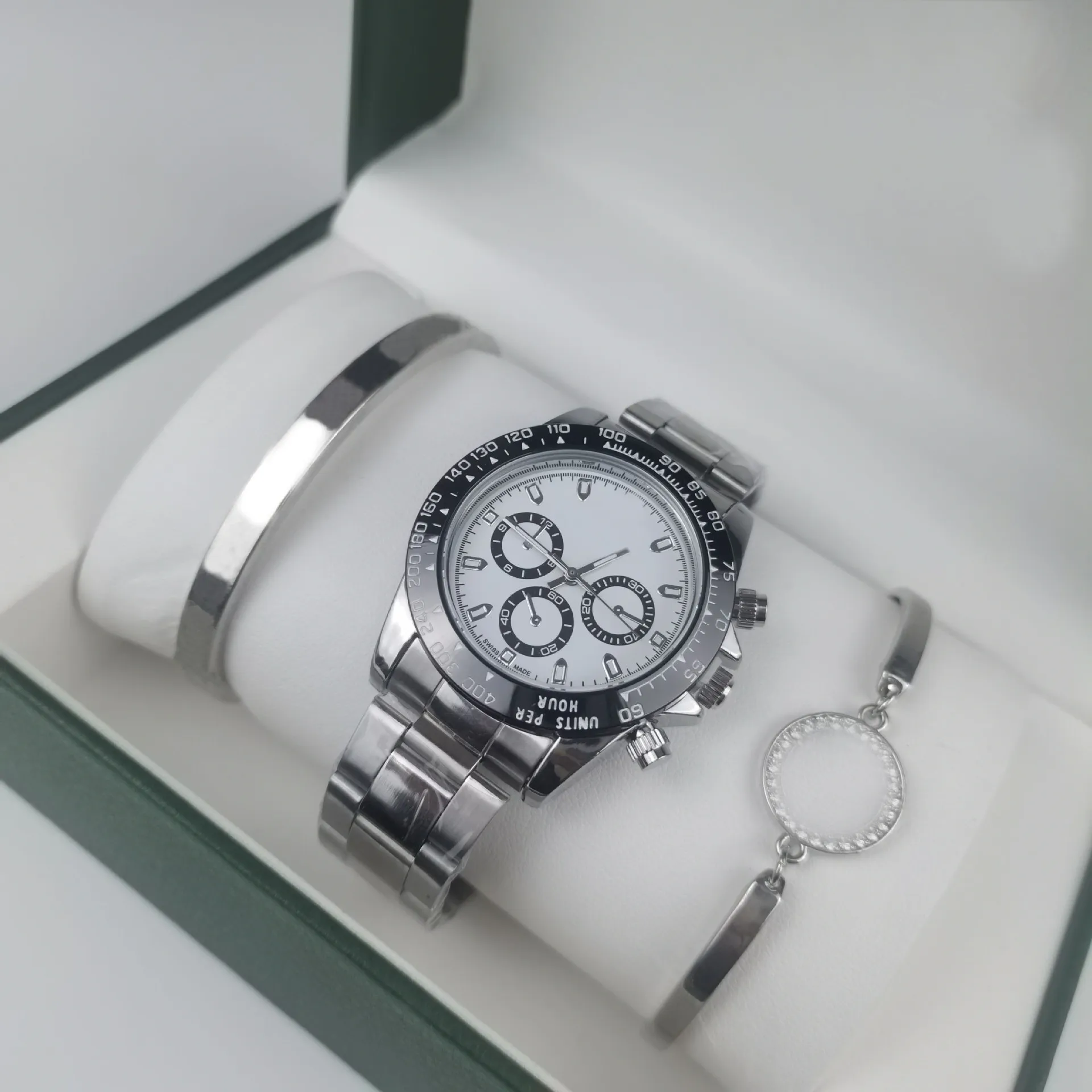 2025 mens watch designer watches High quality men quartz movement with box waterproof luxury Watches stainless steel strap orologio di lusso Montre with box