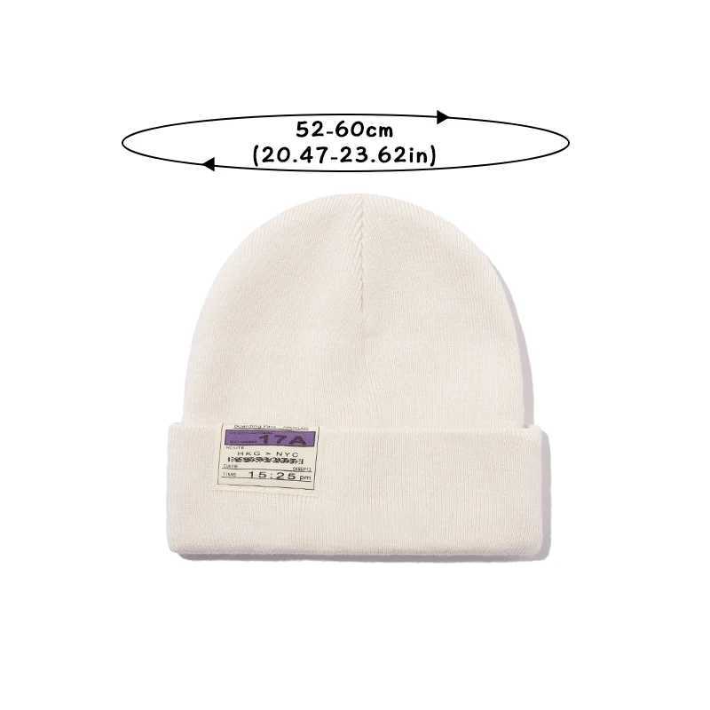 Woolen Knit Beanies Hat For Women Girl JK Korean Solid Color Ear Warmer Skullies Cap Casual Winter Autumn Windproof Melon CapsX240924