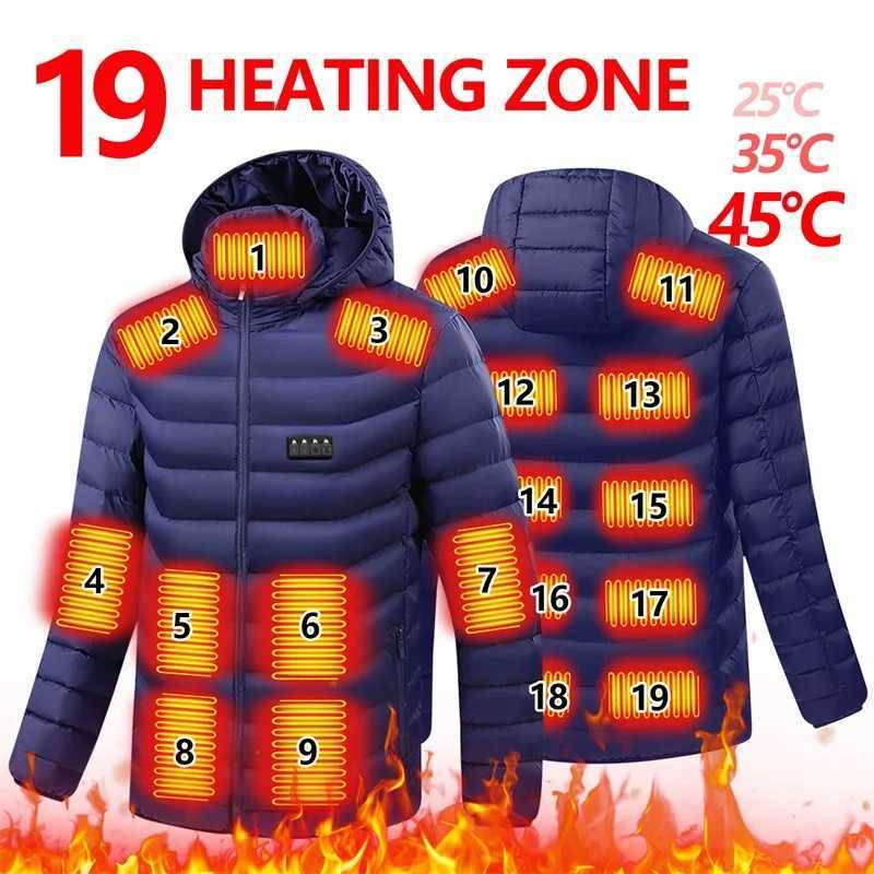 S-2xl hot jacket 2/4/9/15/19 hot jacket Zones electric heating top outdoor hunting hot jacket CL240924