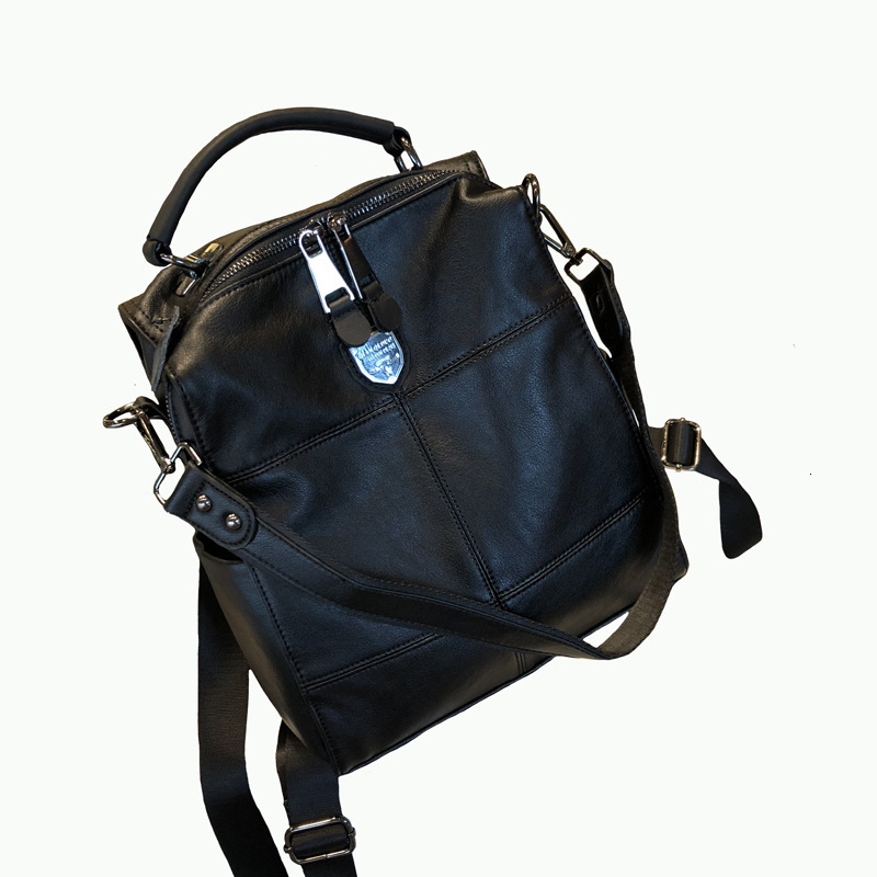 Genuine Leather Korean Backpack: Stylish & Versatile hot for 2024 Travel