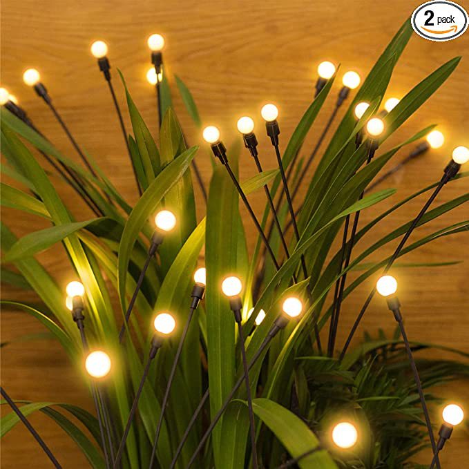 Courtyard solar atmosphere balcony ground insert arrangement landscape lawn fireflies decoration garden energy saving outdoor
