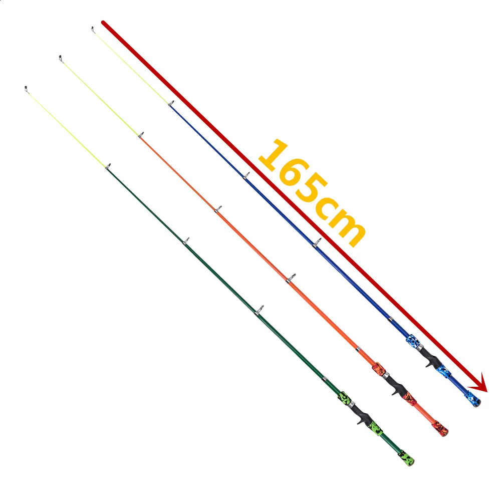 Portable telescopic camouflage childrens fishing rod with rotating adjustment throwing outdoor accessories tools 250530