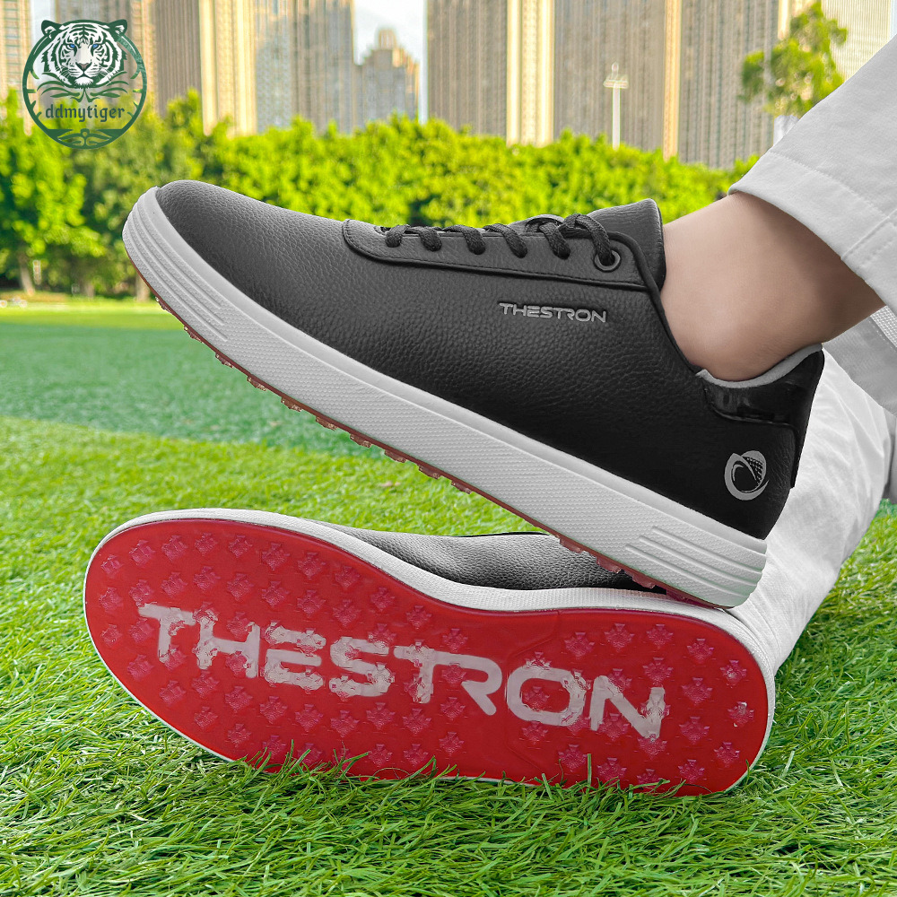 ddmytiger New Dingless Golf Sneakers Board Solid Color Simple Outdoor Training Wear resistant and Anti slip Sports Shoes A ddmythur