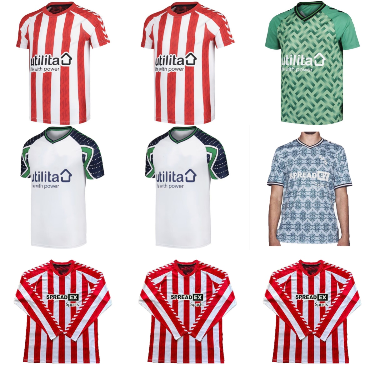 24 25 SUNDERLAND Soccer Jerseys goalkeeper home away Fans version Men kids kit ROBERTS LUIS HEMIR JOBE BA PEMBELE 2024 GK Football Shirt long sleeve third MUNDLE