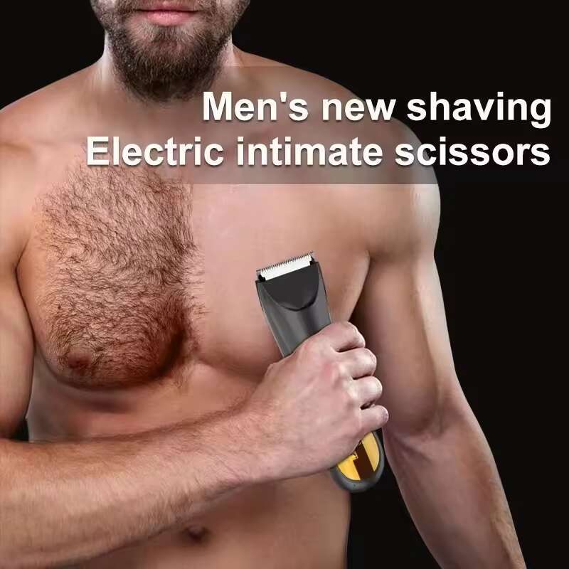 shanshi Groin Hair - Electric Men Waterproof Ball Ceramic Blade Trimmer for Pubic/Body/Groin Grooming