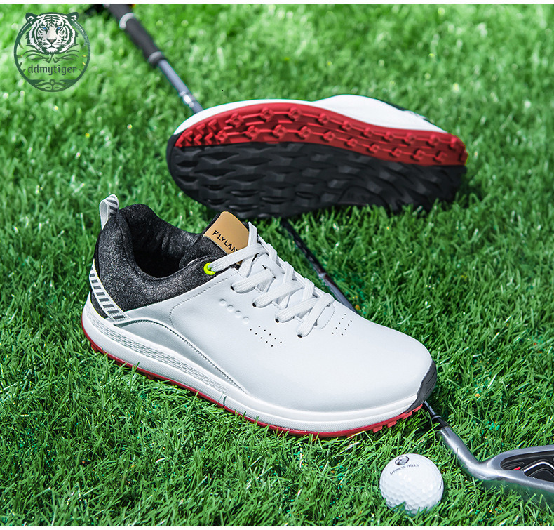 ddmytiger Golf GOLF golf men's outdoor breathable casual sports shoes lace up nail free sneakers A ddmythur