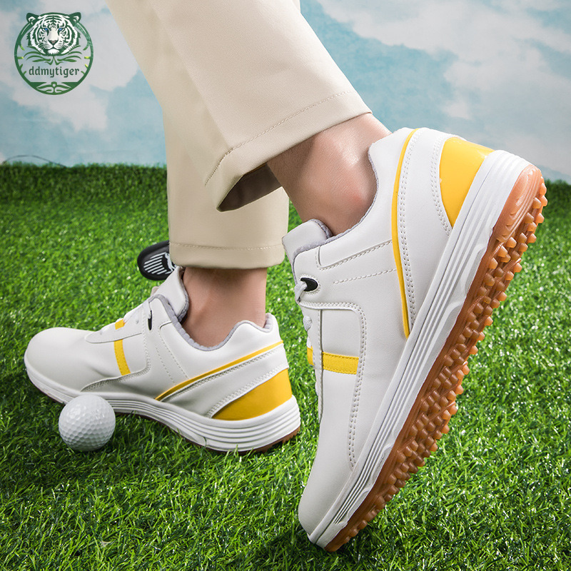 ddmytiger Large outdoor sports and leisure shoes, anti slip golf men's shoes A ddmythur