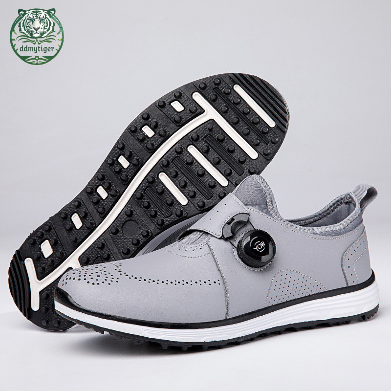 ddmytiger Spring outdoor golf men's casual shoes, anti slip, waterproof, wear-resistant travel shoes A ddmythur