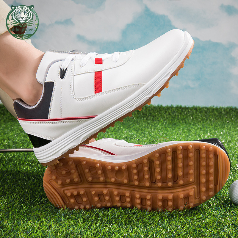 ddmytiger Large outdoor sports and leisure shoes, anti slip golf men's shoes A ddmythur
