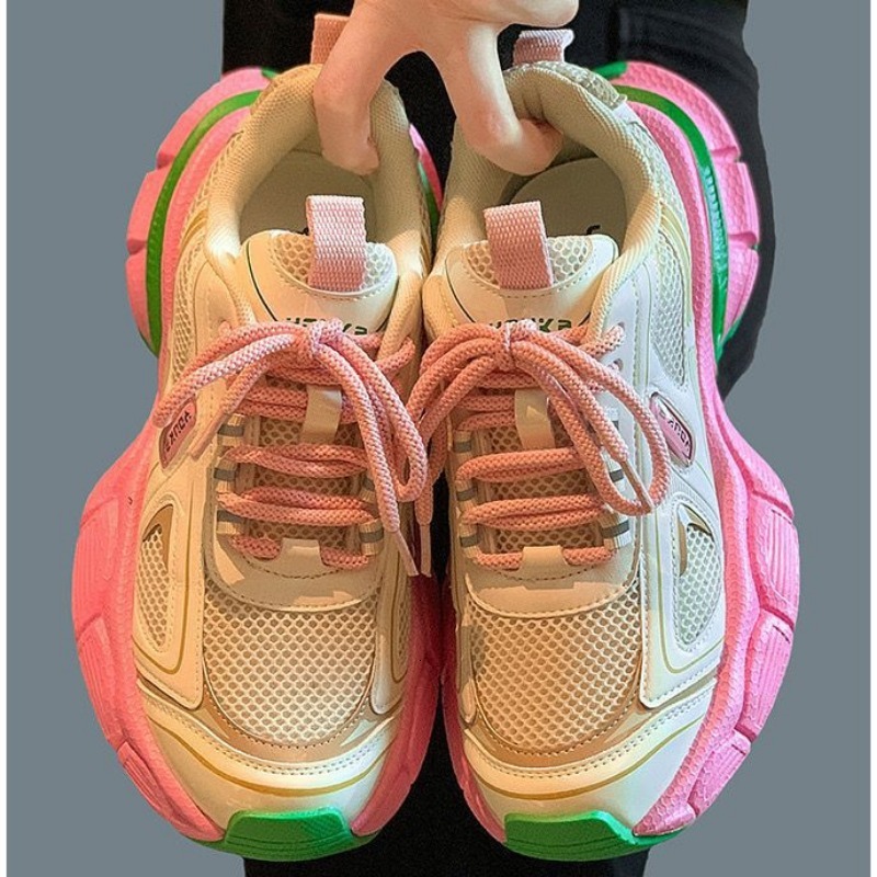 Brand Designer for Women Causal Platform Fg Sneakers Basket Lace-Up Casual Chunky Shoes atos De Mujer