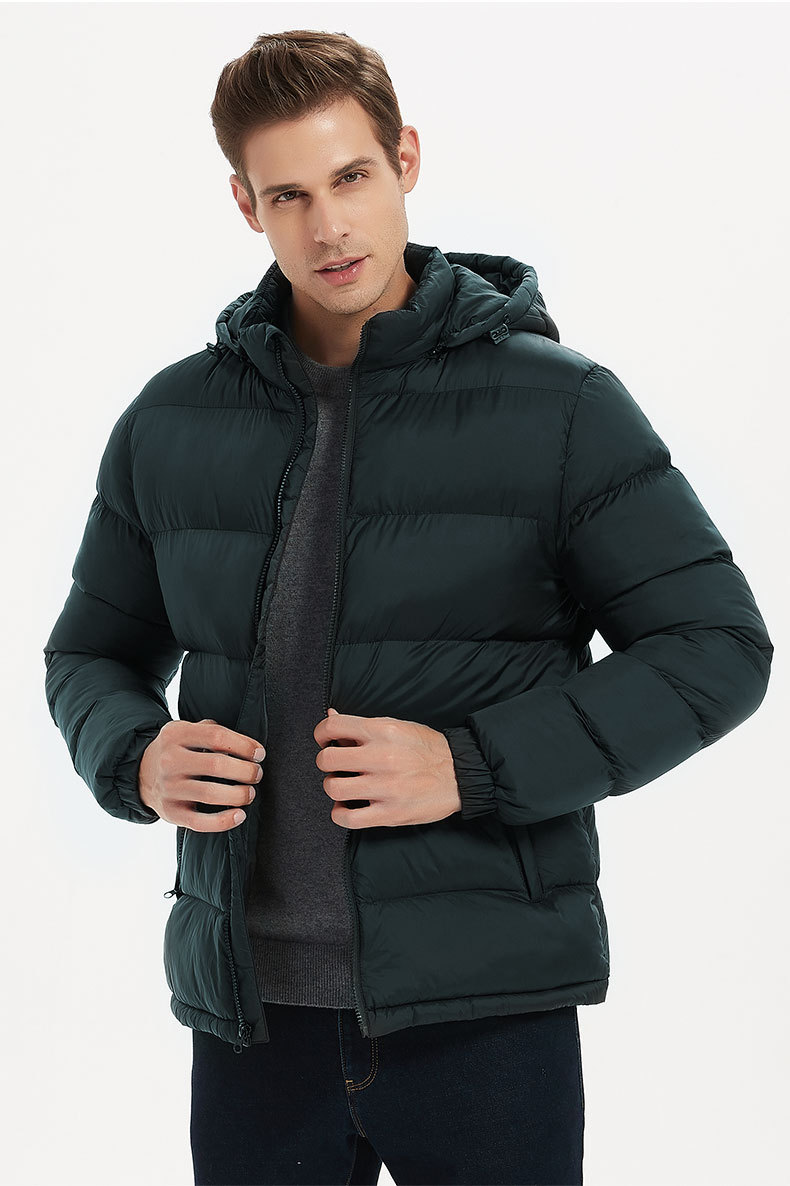 Fashion Mens Jackets Green Puffer Jacket Hooded Black Down Luxury Casual Outdoor Women Winter Thickened Designer Coat Style Jacket Clothing Breathable
