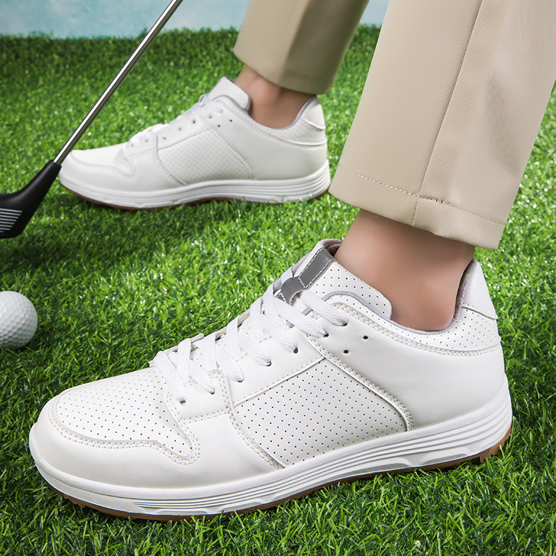 ddmytiger Men's women's breathable golf with cow tendon soles for couples, fashionable and casual anti slip broken nail sports shoes C1 ddmy