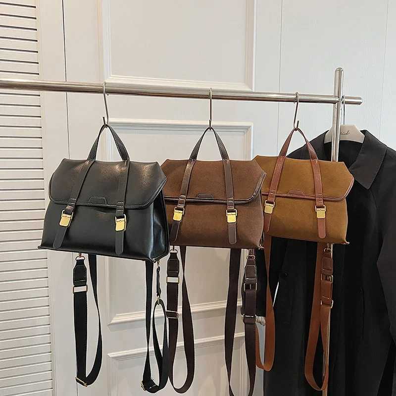 CMM Backpack Women Retro Small NUBUCK Backpacks 2024 Winter Korean Fashion Vintage Backpack Lady Students Travel Back Packs