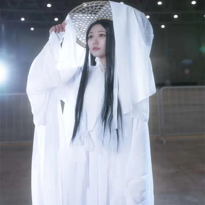 Xie Lian cosplay costume Tian Guan Ci Fu cosplay Xie Lian wig bamboo hat props mens Halloween manga full anime cosplay 240924