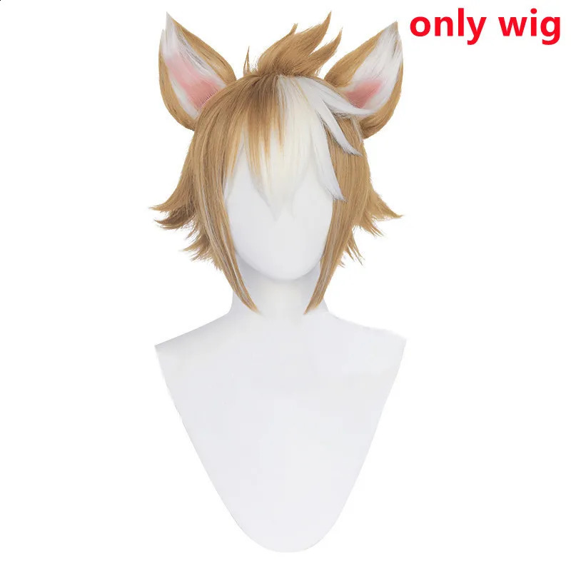 Genshin Impact Gorou cosplay set pants fox tail ears Halloween costumes mens clothing anime costumes uniforms creases Hombre 240924