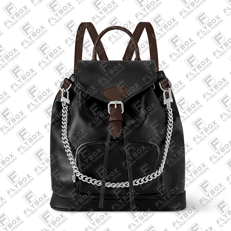 M12587 Montsouris Bag Backpack Book Schoolbag Rucksack Packsacks Totes Handbag Shoulder Bag Woman Fashion Casual Luxury Designer Top Quality Fast Delivery