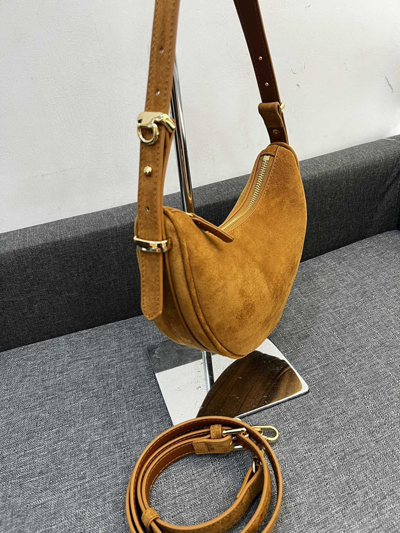 Designer Suede Reticules Shoulder Bag For Women Underarm Bags Lady Handbag