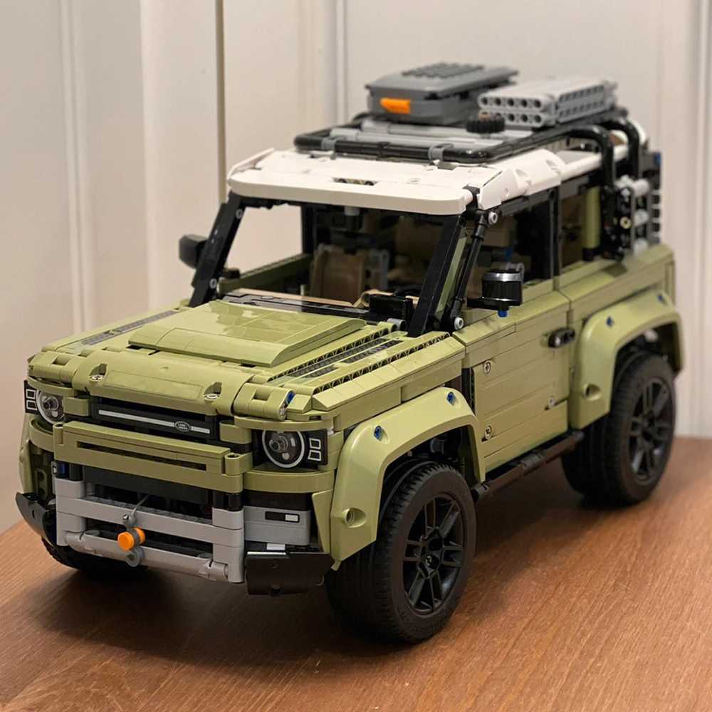 Blocks Technical Rover Defender Collectors Building Blocks SetClassic Off Road Car 42110 ModelIdeas Gifts for Dirt Bike Enthusiasts L4827