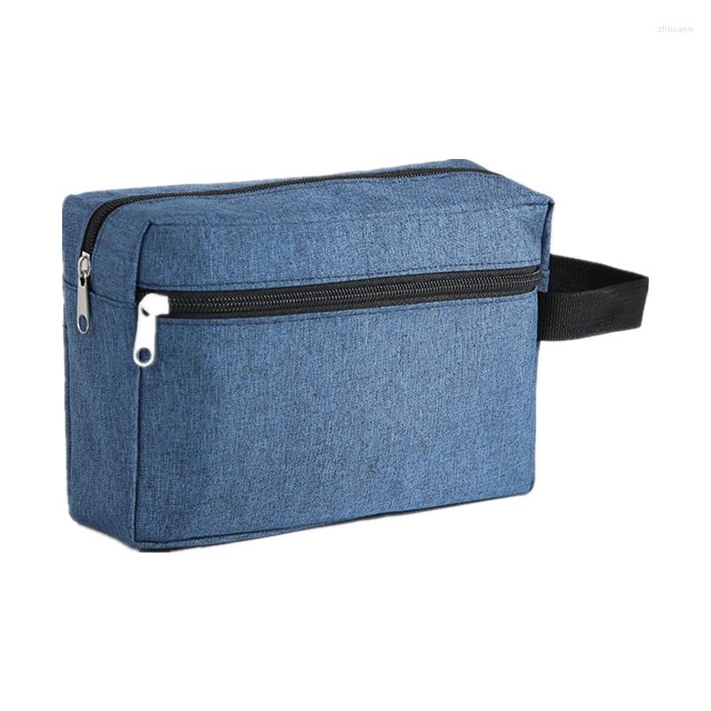 Cosmetic Bags Travel Waterproof Oxford Toiletry Wash Storage Hand Bag Women Men Large Double Layer Shaving Case Portable Shower Makeup zhanyishengli