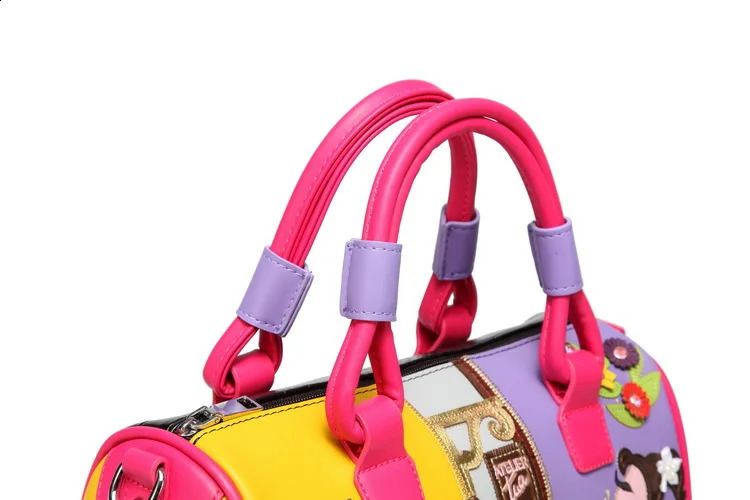 Candy Color Cartoons Fashion Womens Wallet and Handbag Cross Shoulder Bag ner Boston 240724
