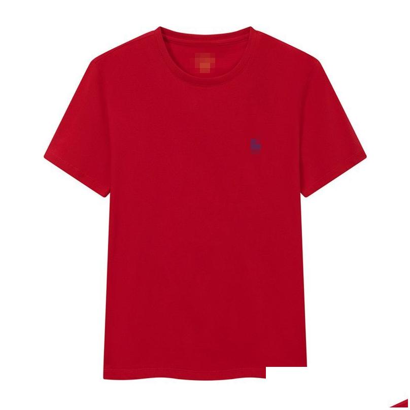 Mens T-Shirts Summer Designer Brand Pony Embroidered T Shirt Fashion Street Clothing Hip Hop Tshirt Casual Top Asian Size S2Xl Drop Oteqg