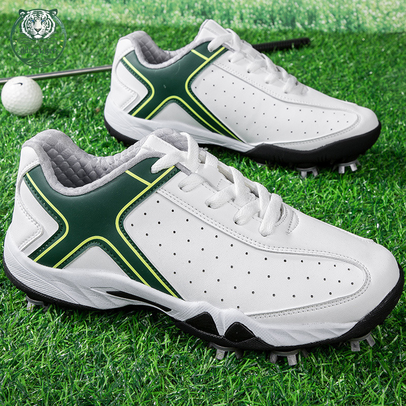 ddmytiger 2024 Spring/Summer New Women's Golf with Removable Anti Slip Nails, Men's Fashion Casual Sports Shoes A4 ddmythur