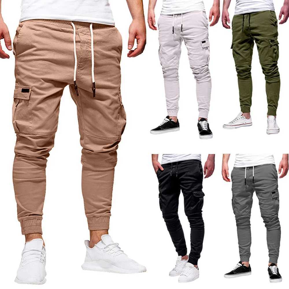 2025S Fashion Designer Casual Men Fashion Big Pocket Hip Hop Harem Pants Quty Outwear Sweatpants Soft Joggers Mens Trousers Panes Z