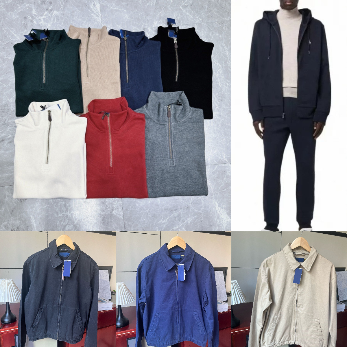 Designer Men hoodie Polos Laurens Hoodie Long Sleeve Half Zipper Knitted Horse Men Woman Sweatshirts Embroidery Fashion Top N5nD#