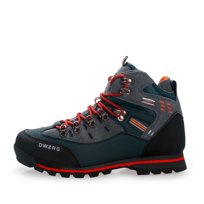2023 Men Outdoor Ankle Waterproof Sports Shoes Mountain Climbing Classic Footwear Leather Sneakers Hiking Boots Fashion