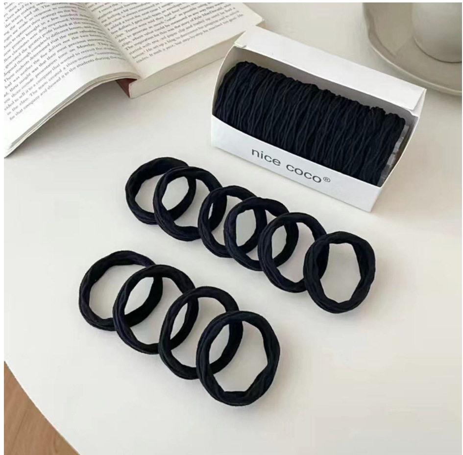 Hair Ties for Women Soft Blonde Hair Ponytail Holders Thick Pony Tails Hair Ties No Damage Seamless Hair Bands Elastic Holders for Heavy Hair
