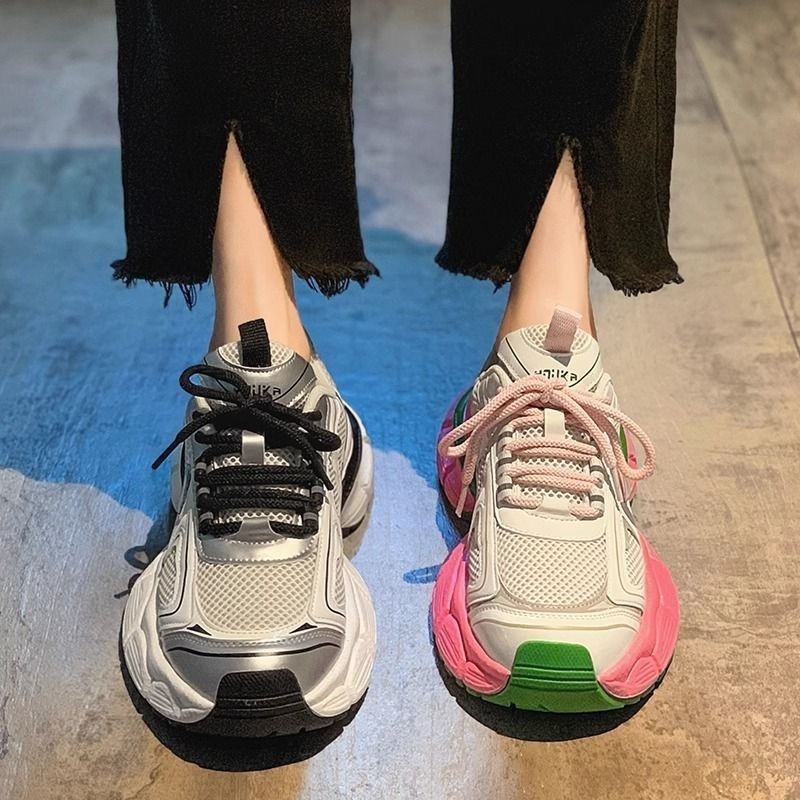 Brand Designer for Women Causal Platform Fg Sneakers Basket Lace-Up Casual Chunky Shoes atos De Mujer