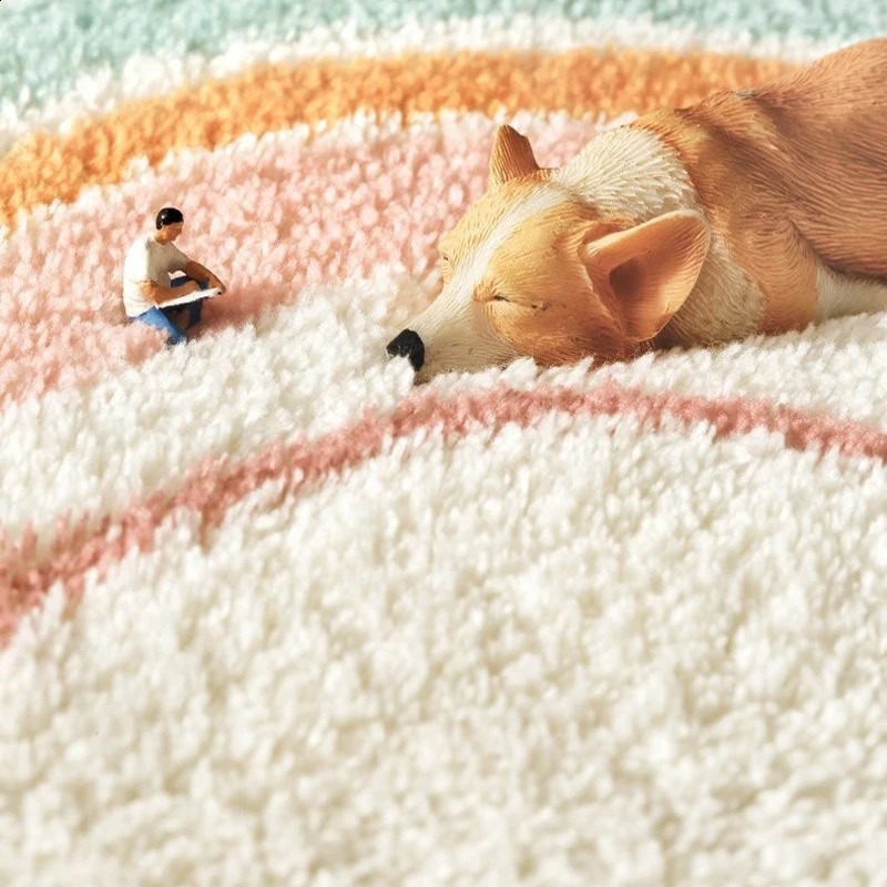 Heart shape Door Living Room Bedroom rug Samll carpet Unti-slip Rug Mat H260226