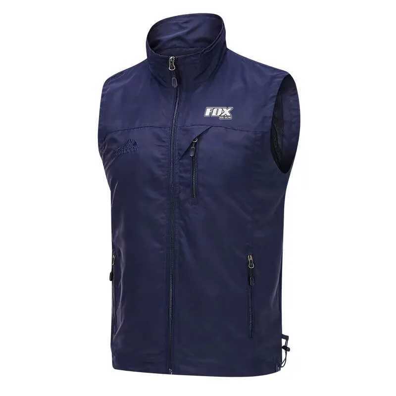 FOX RIDE racing sleeveless waterproof bicycle jacket mens MTB windbreaker bicycle clothing motorcycle jacket Gilet Ciclismo Y240924