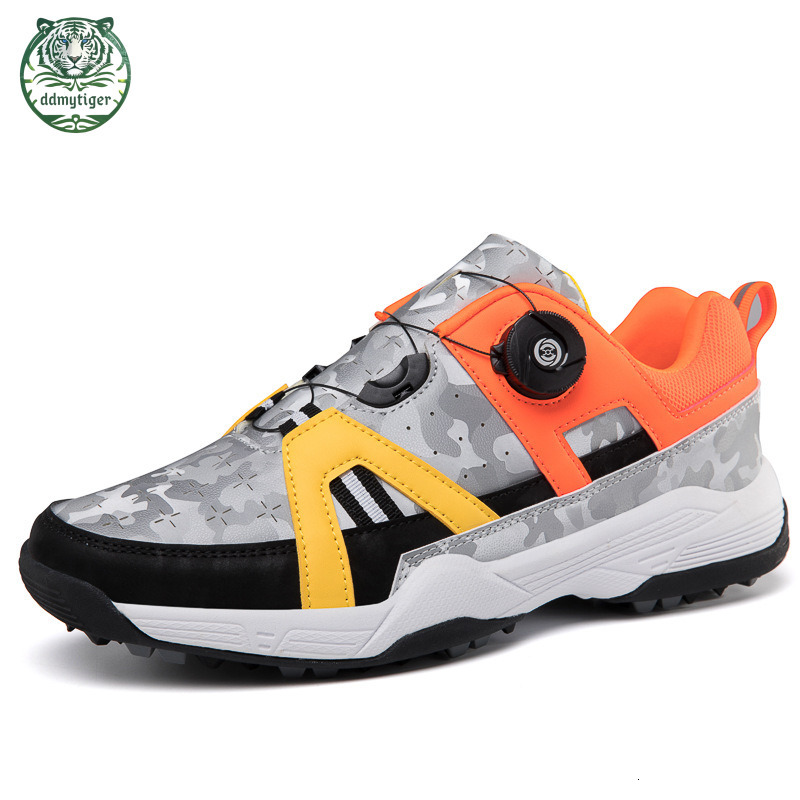 ddmytiger Golf for men, outdoor casual shoes, rotating button golf sneakers A ddmythur