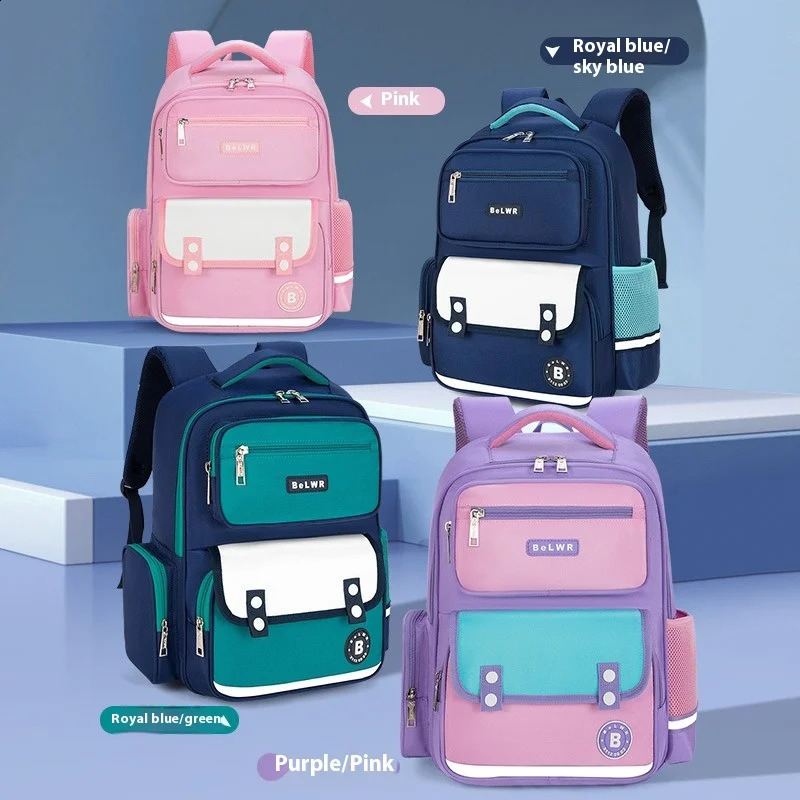 British elementary school backpack boys and girls 135th grade ridge protection lightweight large capacity 240724