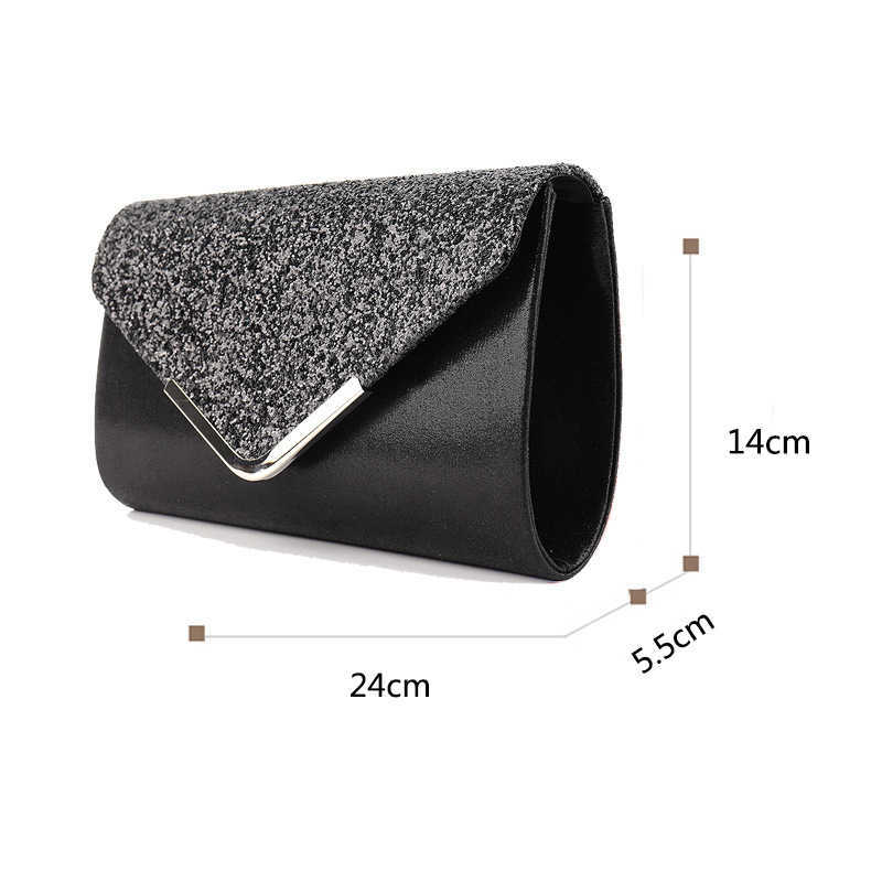 Clutch Bag Fashion New Style Pu Glitter Banquet Bag Makeup Bag Evening Dress Bag Women Tote Bag 240920