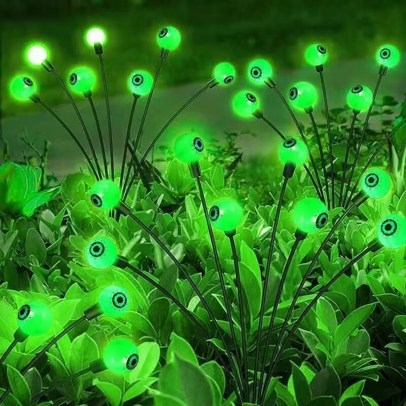 Halloween Solar Eyeball Ground String Ghost Eye Lights Outdoor Patio Lawn Party Holiday Decoration