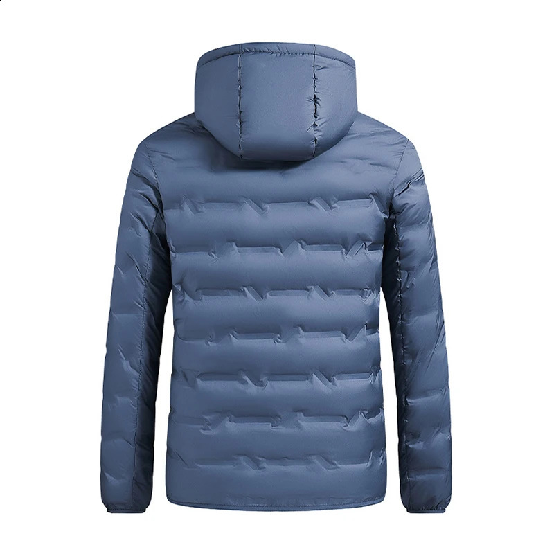Mens White Duck Down Jacket Warm Thick Windproof Puffer Jacket Winter Men Hooded Waterproof High Quality Thermal Parka Male 240912
