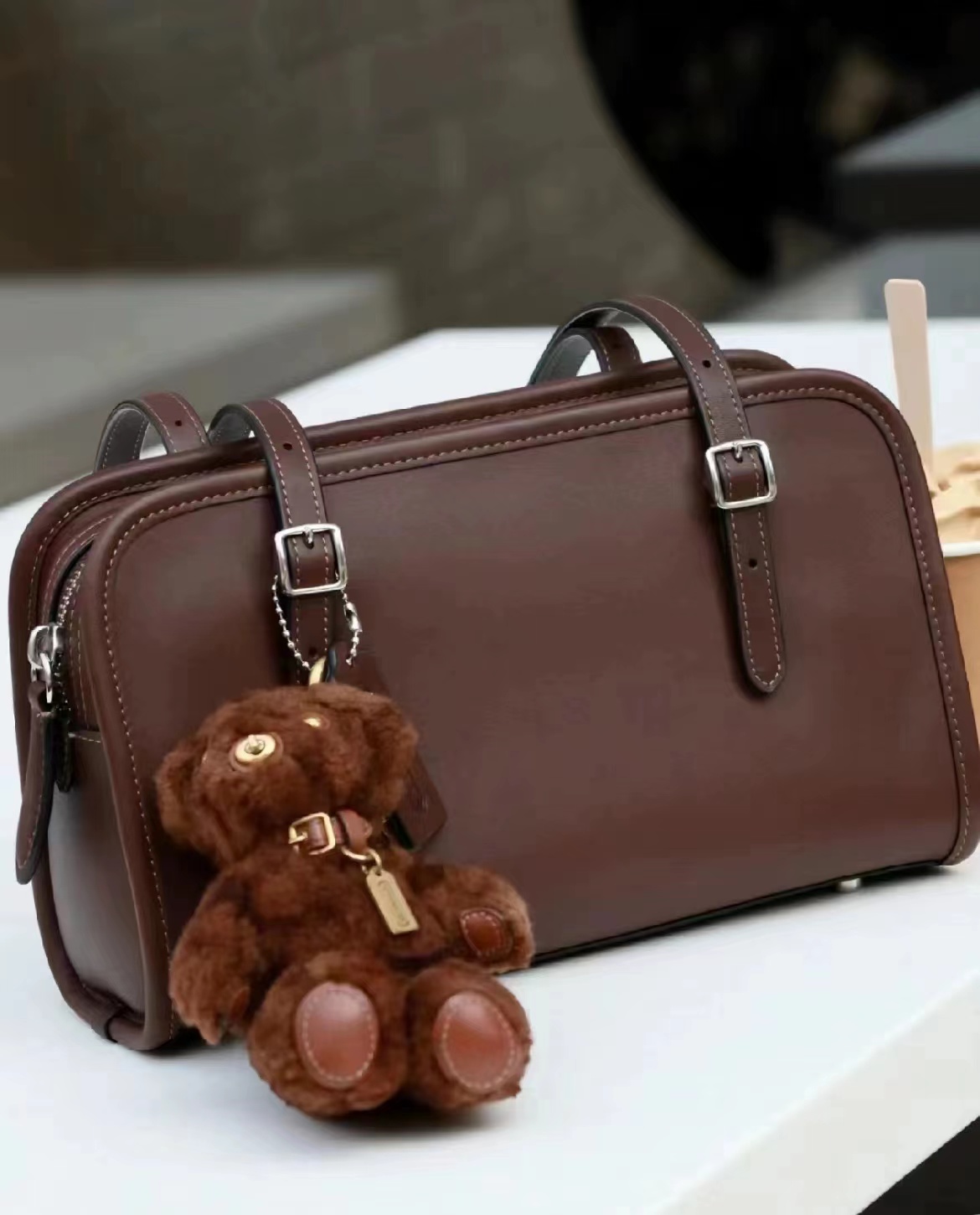 Luxurys swing zip bag the tote Designer bag sacoche Swing Zip Armpit Wallet 25cm tabby Bags mirror quality Womens Shoulder handbag Dark Brown Hobo Crossbody Purse