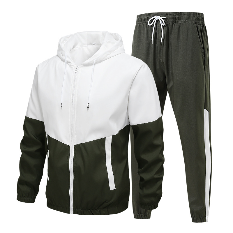 Men's Tracksuits 2024 Nieuwe Heren Herfst Winter Sets Rits Hoodie Broek Stukken Casual Trainingspak Sportkleding Warm Kleding Zweetpak